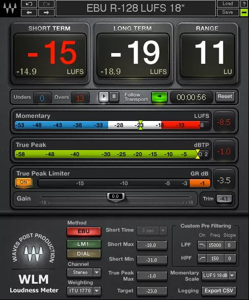 WLM Meter plugin : outil d'analyse pour aider dans son écoute critique